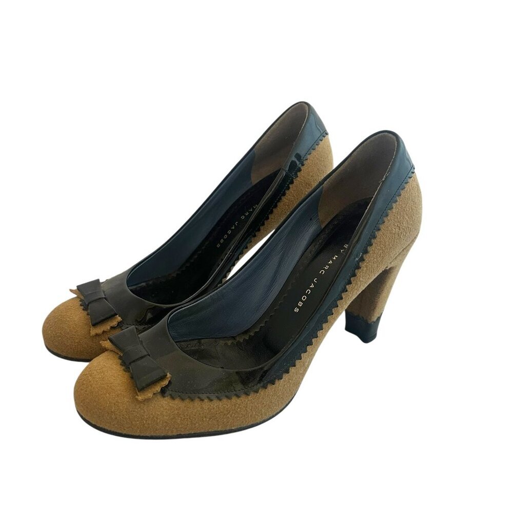 Marc By Marc Jacobs Tan and Black Heels